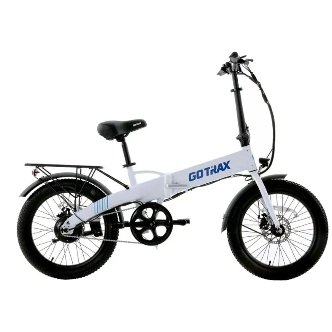 GoTrax - Z4 LITE Folding eBike w/ 25mi Max Operating Range and 20mph Max Speed - White - GT-Z4LITE - Image 3