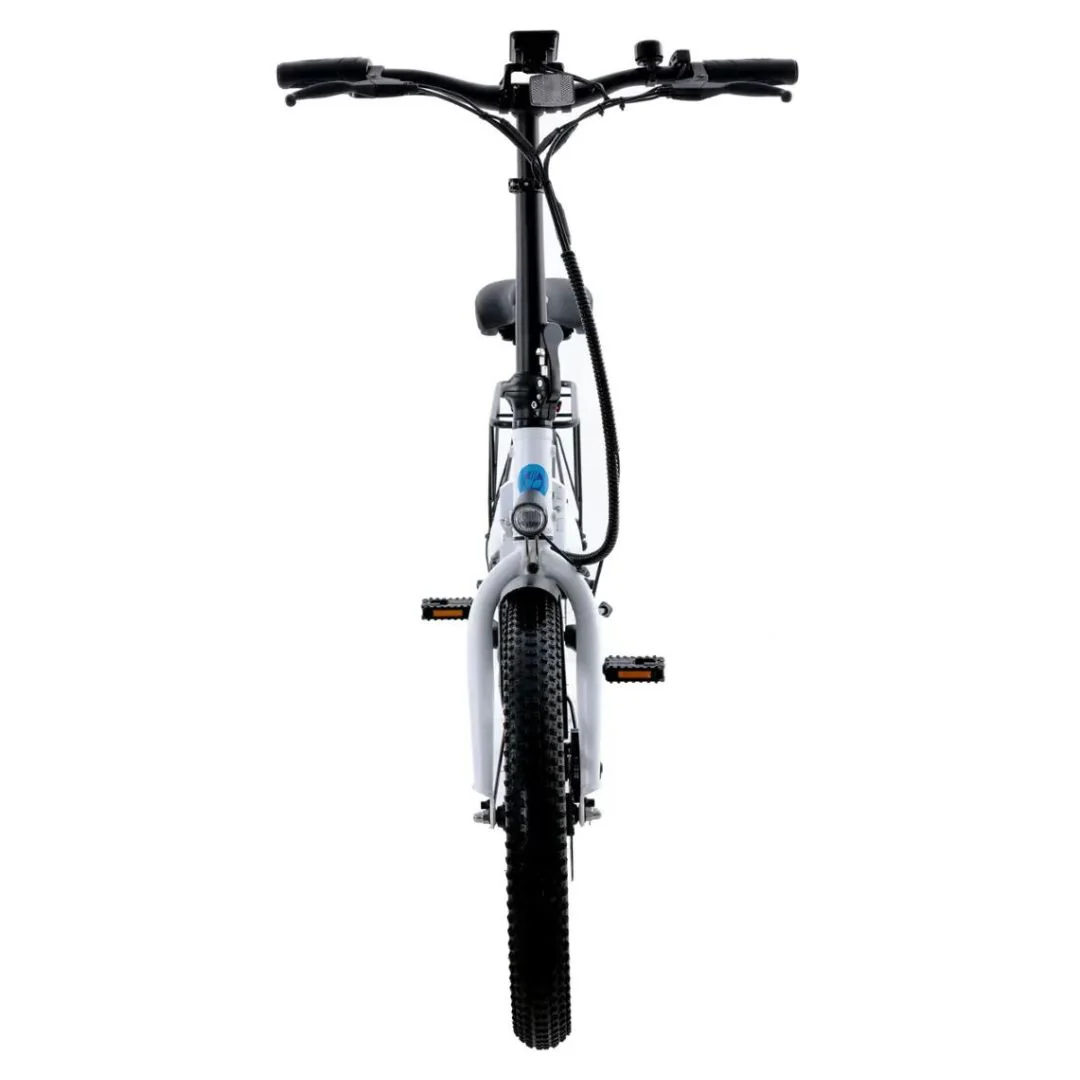 GoTrax - Z4 LITE Folding eBike w/ 25mi Max Operating Range and 20mph Max Speed - White - GT-Z4LITE - Image 5