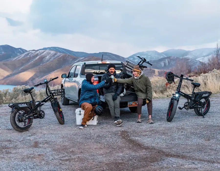 Heybike - Mars 2.0 Foldable E-bike w/ 45mi Max Operating Range & 28 mph Max Speed - Black - HBK-Mars-2.2-B - Image 5