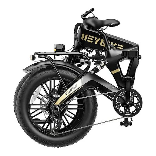 Heybike - Tyson Foldable E-bike w/ 55mi Max Operating Range & 28 mph Max Speed - Black - HBK-Tyson-B - Image 3