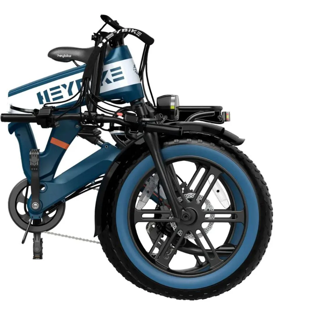 Heybike - Tyson Foldable eBike w/ 55mi Max Operating Range & 28 mph Max Speed - Blue - HBK-TYSON-U - Image 3