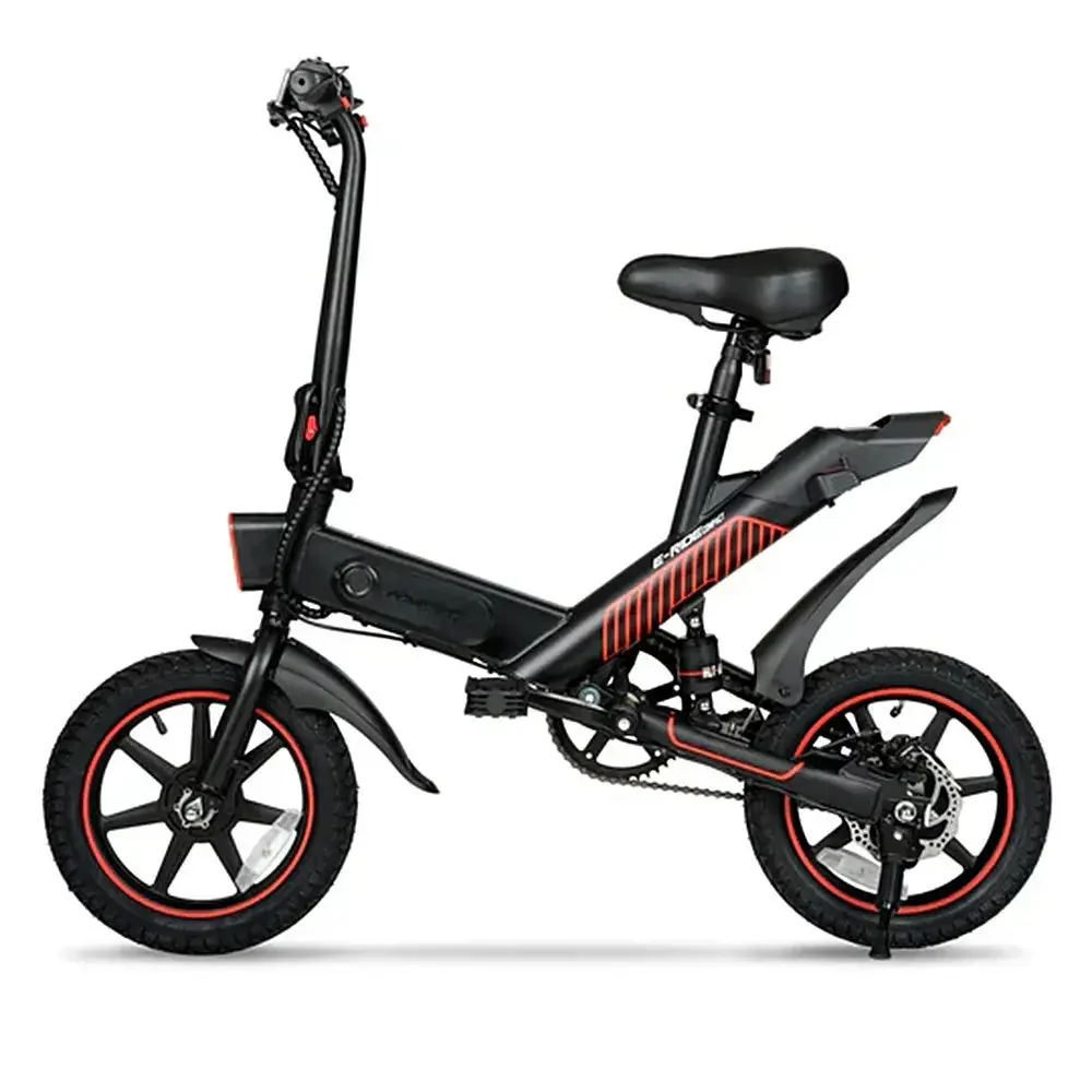 Hyper - Foldable Compact eBike w/ 15 mile Max Operating Range & 15.5 MPH Max Speed - Black - HYP-S36-5002 - Image 3