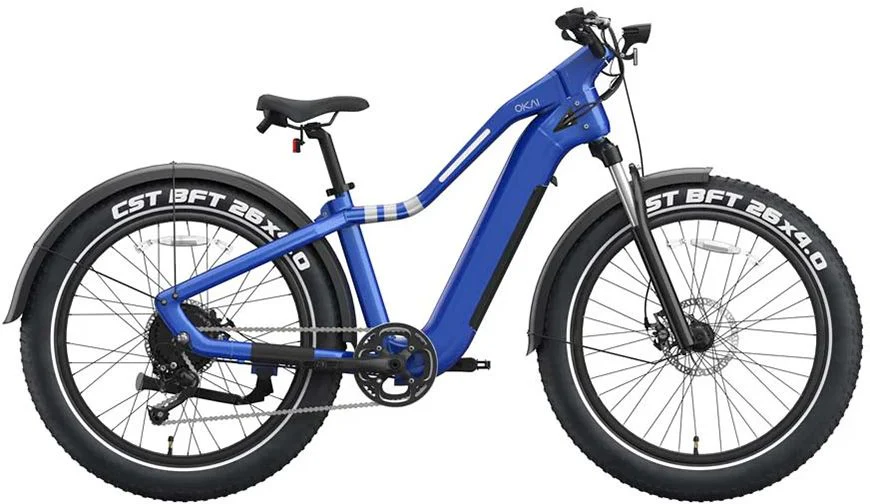 OKAI - Ranger Electric Bike w/45 Miles Max Operating Range and 28 mph Max Speed - Mariner Blue - Image 2
