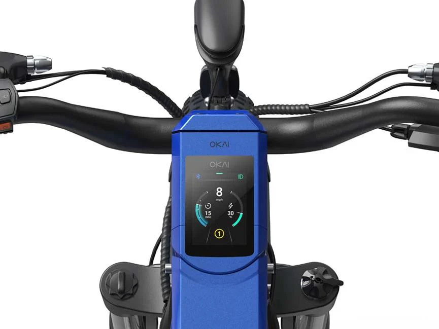 OKAI - Ranger Electric Bike w/45 Miles Max Operating Range and 28 mph Max Speed - Mariner Blue - Image 5