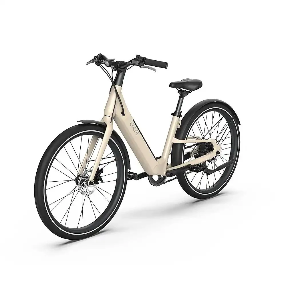 OKAI - Stride Electric Bike w/ 40 Miles Max Operating Range and 25 mph Max Speed - Desert Sand - EB40-SAND - Image 5